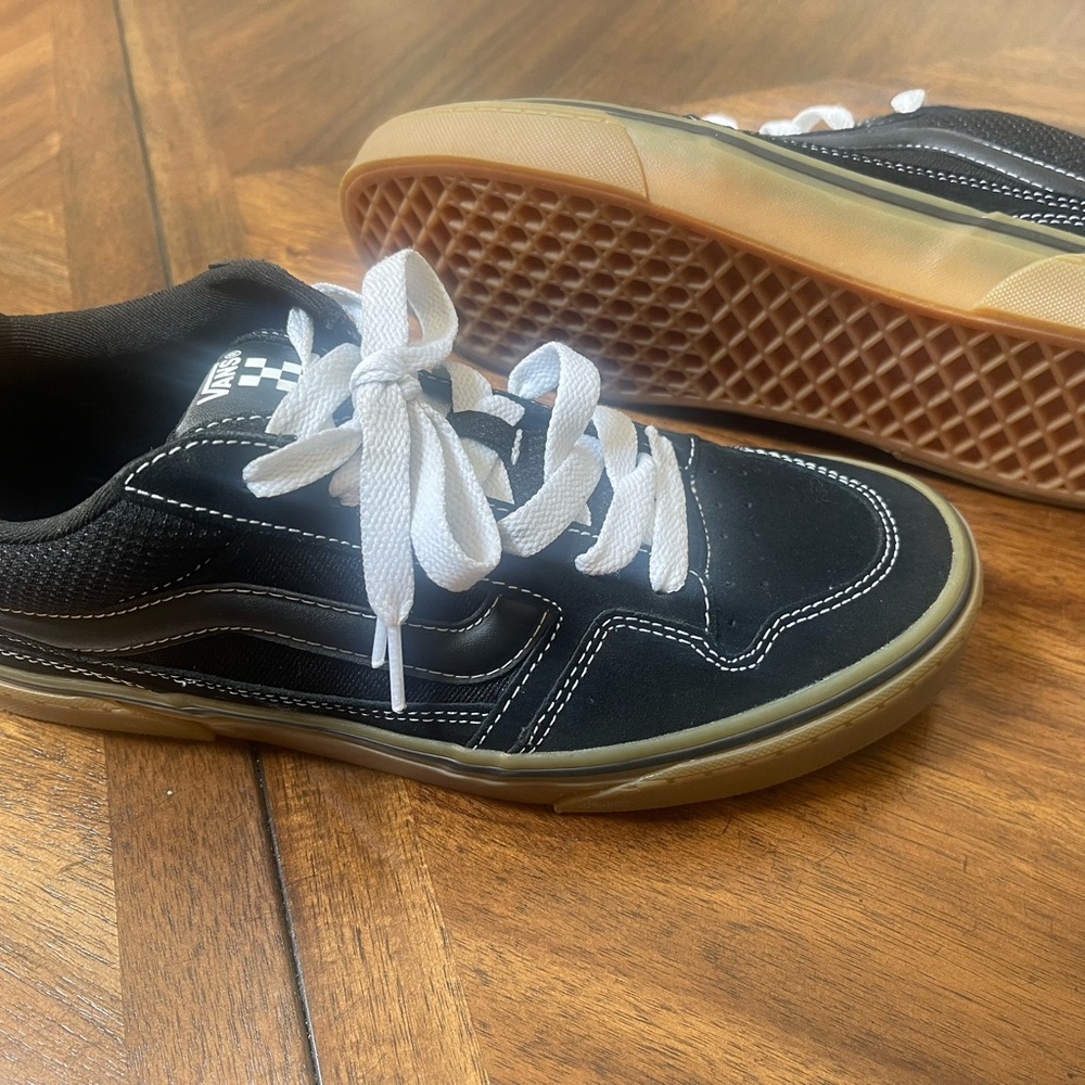 Vans Classic Black and Tan Shoes